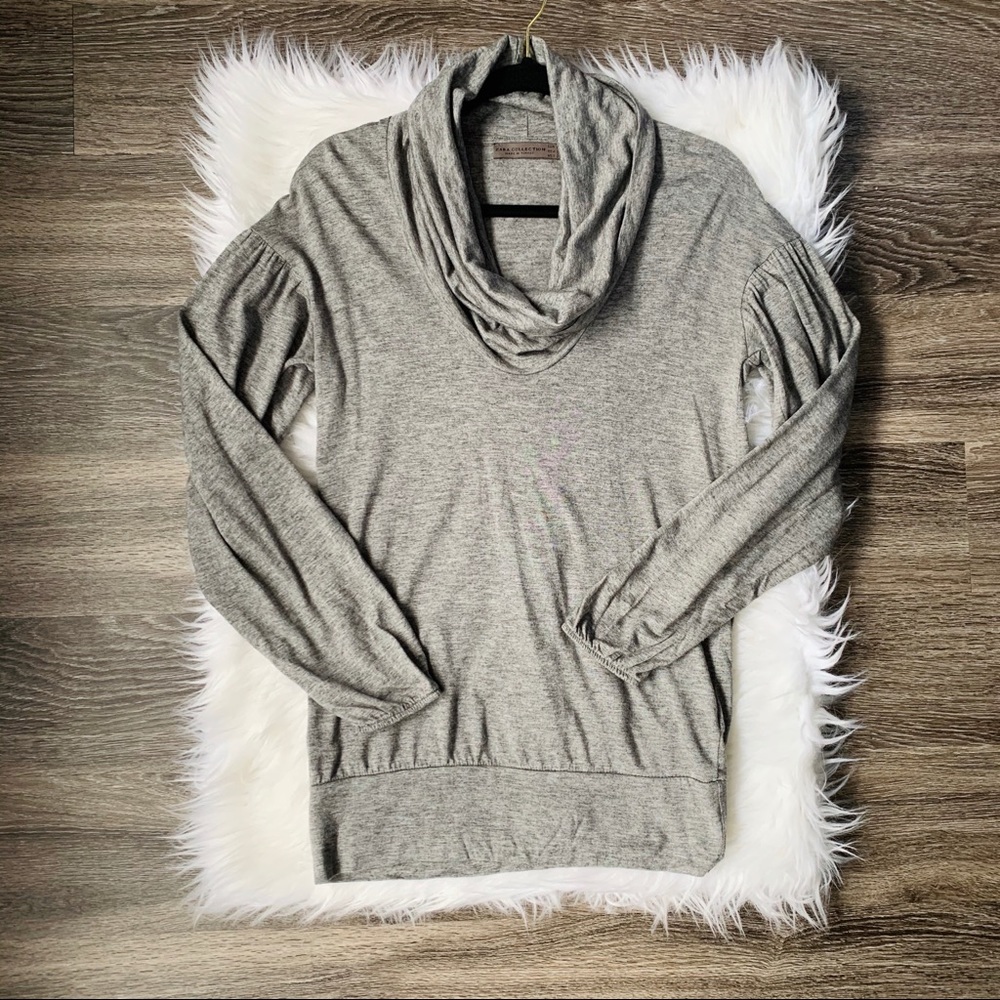 🔴 SALE! Zara Cowl Neck Long Sleeve Top